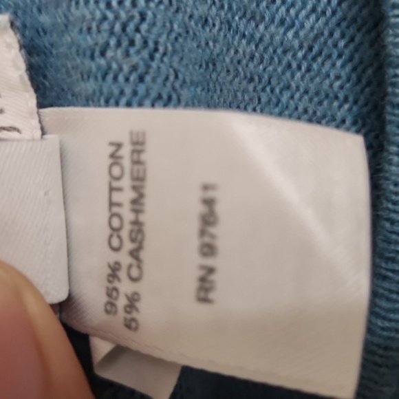 J.Jill Cashmere Cotton Tunic Sweater Lagenlook Coastal Casual Comfy - Picture 4 of 8